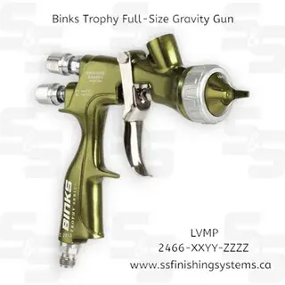 Binks Trophy Gravity Feed Spray Gun 2466 Product Image