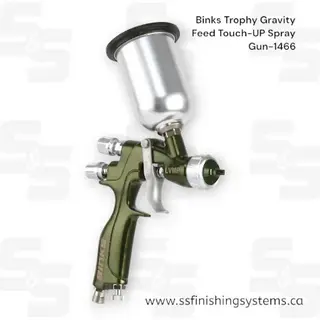 Binks Trophy Touch-UP Gravity Feed Spray Gun 1466 Product Image